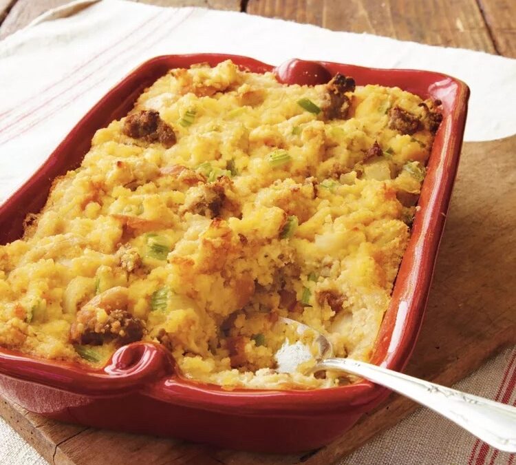 Cornbread Dressing with Sausage – Southern Living
